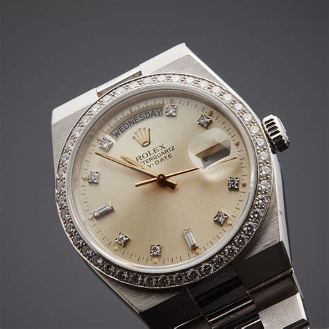 ladies rolex oysterquartz day-date